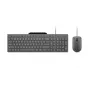 Wired keyboard and mouse set Lenovo 310 (US English) — full-size keyboard, 1.8 m cable, 2000 DPI optical ambidextrous mouse