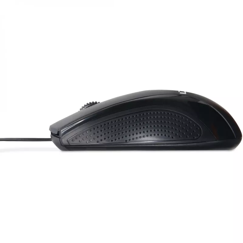 DICOTA - Mouse - right- and left-handed - Laser - 3 Buttons - Wired - USB - Black (D32011)