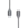USB Cable Nevox 1654 USB 2.0 2m USB C Grey Silver