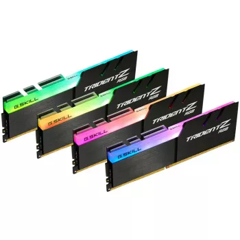 DIMM 32 GB DDR4-3600 (4x 8 GB) Quad-Kit, Memory black, F4-3600C16Q-32GTZRC, Trident Z RGB, INTEL XMP