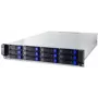 Fantec SRC-2612X07 2HE 680MM SRC-2612X07, 12x 8.89 cm (3.5&quot ) , 3x SFF-8087, 5x 4-pin Molex, USB 2.0, 2HE,19&quot , 430x680x88 mm (2163)