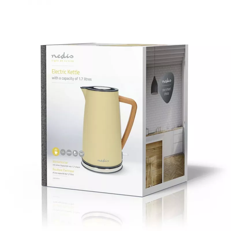 Electric kettle Nedis KAWK510EYW 1.7 L Yellow