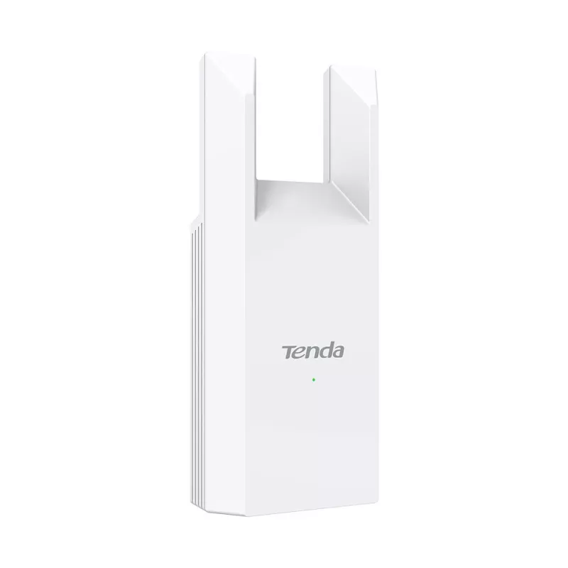 Network repeater TENDA T10 2.4 GHz Wi‑Fi 4, 300 Mbps, 2 external antennas, 1x RJ-45, white