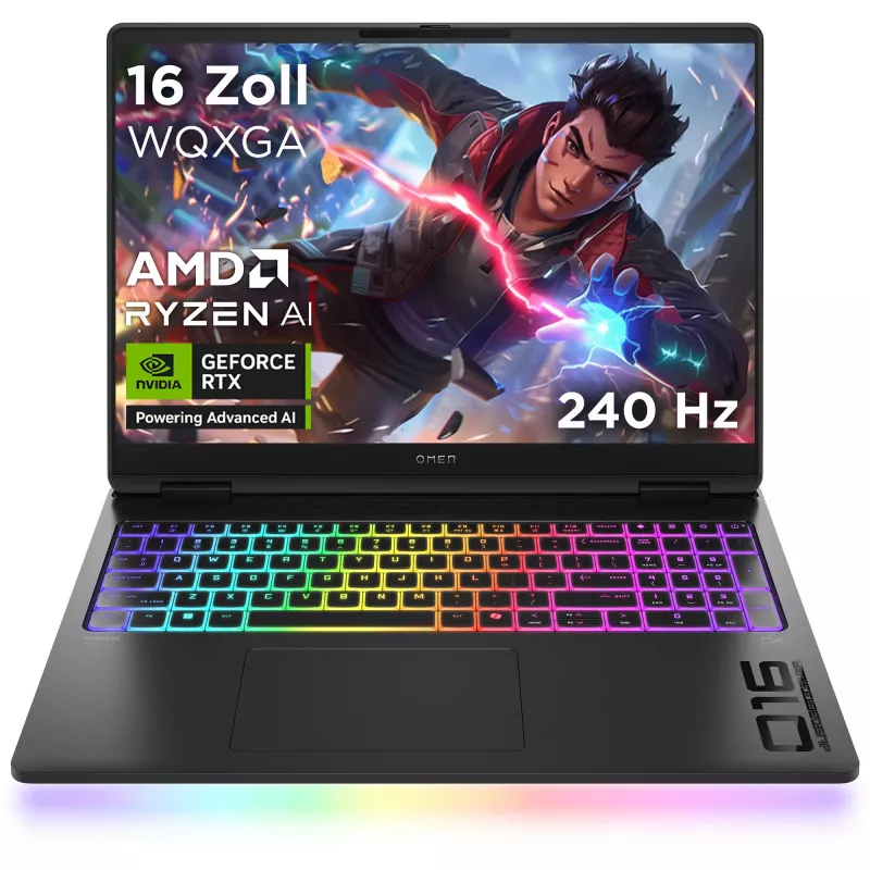 MAX 16-ak0174ng, Gaming-Notebook black, AMD Ryzen AI 7 350, NVIDIA GeForce RTX 5070 Ti, 32 GB DDR5, 1 TB (1 TB null), without Operating System