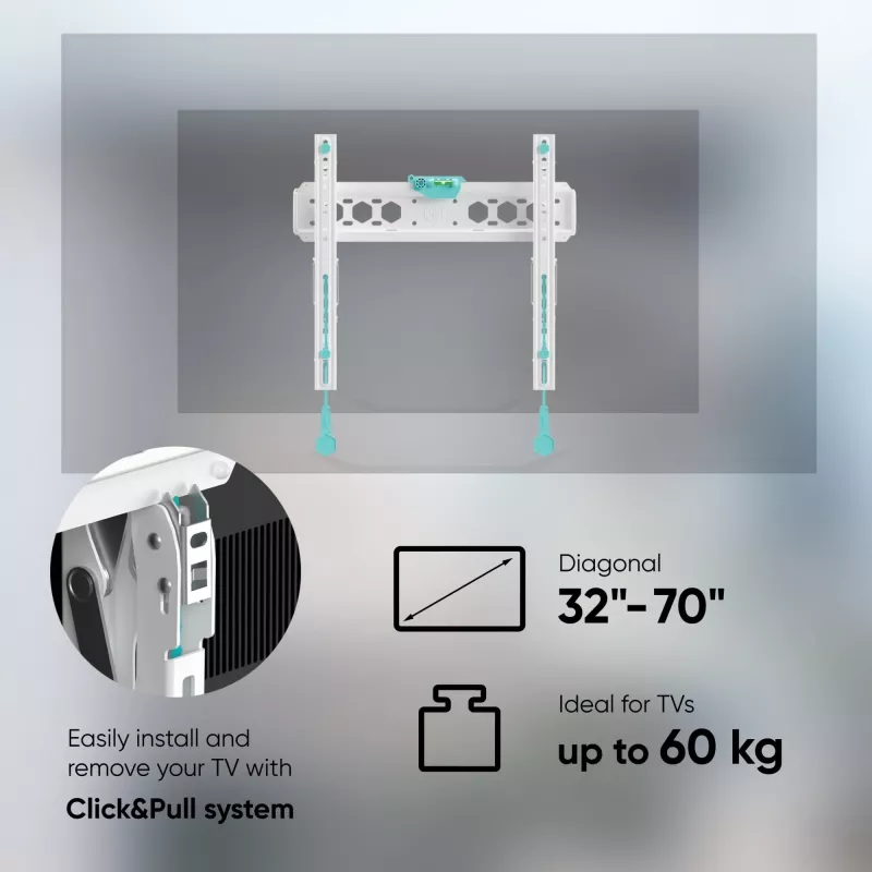 TV Set Accessory Wall Mount /32-70/WHITE TM5-W Onkron