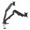Maclean 2 monitor mount, gas spring, 17-32, 2-10kg, black, MC-134