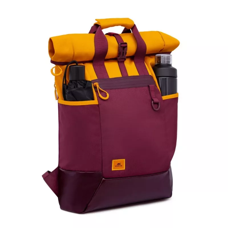 Rivacase Dijon 39.6 cm (15.6) Backpack Orange, Red