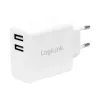 LogiLink Power Supply - 12 Watt - 2.4 A - 2 Output Ports (USB)