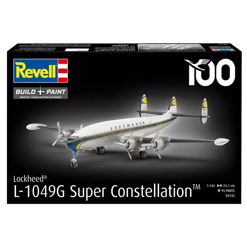 Plastic model kit REVELL Lockheed L.1049G Super Constellation Lufthansa scale model