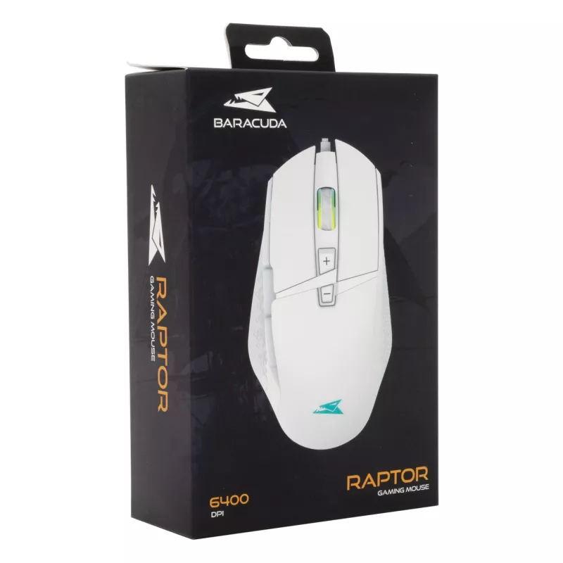 Mouse Baracuda BGM-051 Raptor White USB