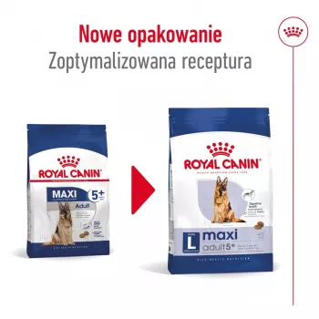 Dry dog food Royal Canin Maxi Adult 5+ 15 kg — chicken, Protein 26%, Fat 17%