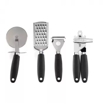 Kitchen Gadget Set Russell Hobbs Venus Collection 4-Piece Black