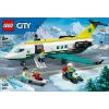 LEGO City Emergency Plane 60465 – small rescue aircraft building set, 403 pieces, 4 minifigures, age 6+