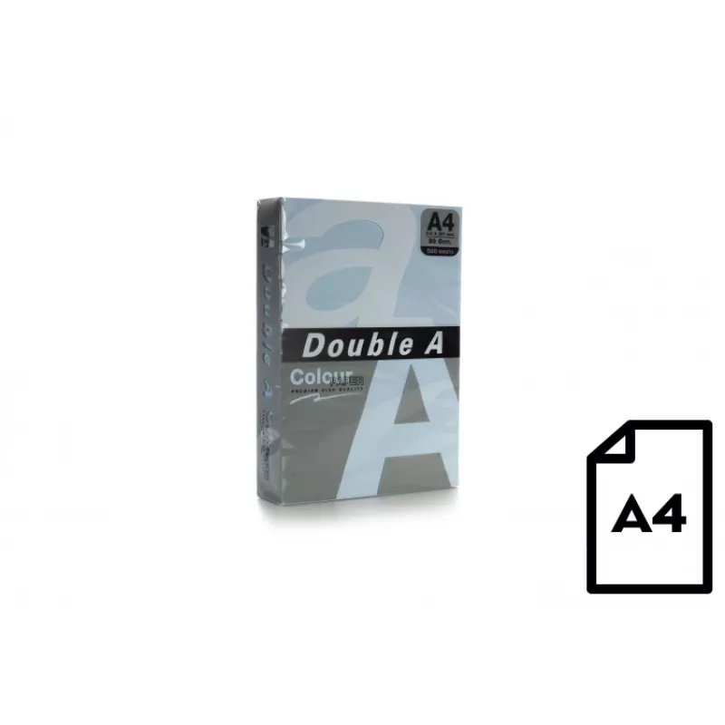 Colour paper Double A, 80g, A4, 500 sheets, Ocean