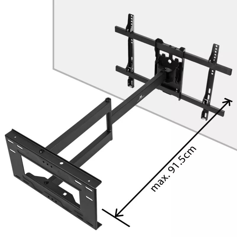 TV Mount MACLEAN MC-985 VESA 600x400 for 37–80 inch TVs, max load 45 kg