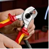 Knipex 95 16 165 T cable crimper Crimping tool Black, Yellow