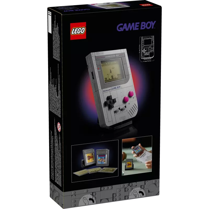 LEGO Retro Design Building Set Game Boy 72046 – detailed model replica, display stand