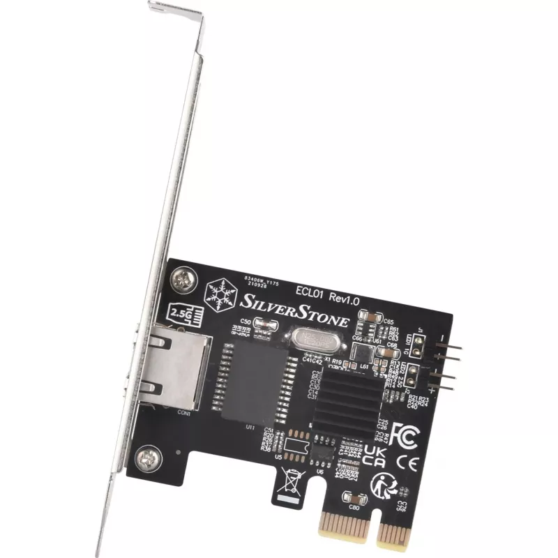 Silverstone ECL01, 2.5G Network Card, PCIe