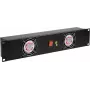 Rack Front Panel Omnitronic Z-19 2U with 2 Fans for 19 inch Rack