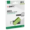 USB flash drive Emtec C350 Brick 64 GB USB Type-A Black Green
