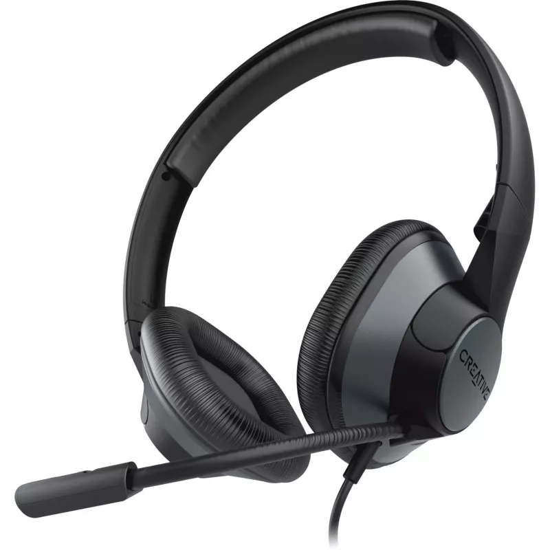 Creative 51EF0960AA000 HS-720 V2 on-ear Headset Black Silver Volum