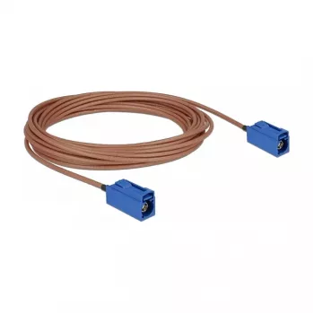 Coaxial Cable DeLOCK 89666 RG-316 5m FAKRA C Blue Brown