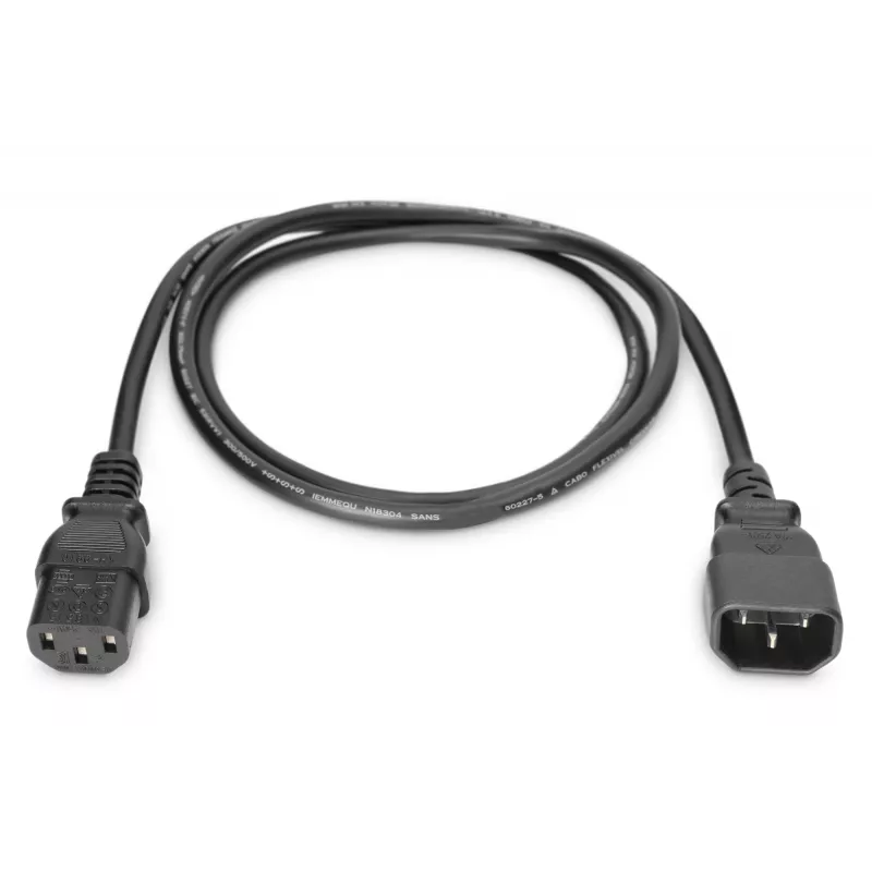 Assmann Mains extension cable. C14 - C13 M/F. 5.0m. H05VV-F3G 1.0 mm². bl (AK-440201-050-S)