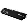 RAM cooler Jonsbo NC-1 RGB Black — active memory heatsink with RGB lighting, low-profile design