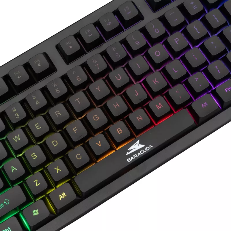 Wired Baracuda Krill Black Keyboard KRILL-B — compact layout, US layout
