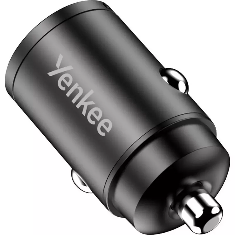 Car Charger YENKEE CAR 02 Power Delivery 30W with USB-A and USB-C ports