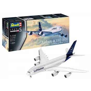 Preassembled Model Revell Airbus A380-800 Lufthansa New Livery