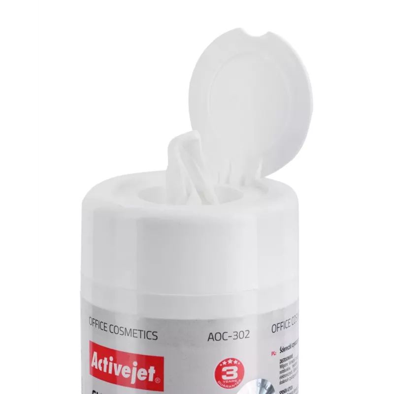 Activejet AOC-302 LCD screen cleaning wipes, 100 pcs