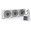 All-in-One CPU liquid cooler Sharkoon S100 ARGB white — 360 mm radiator, Infinity-Mirror effect