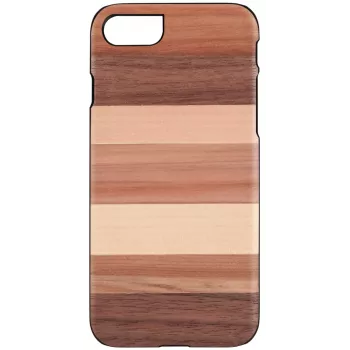Phone case man and wood for iPhone 7/8 — sabbia black