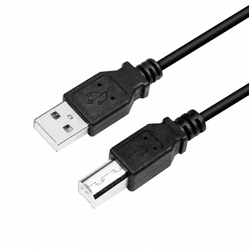 USB cable LogiLink CU0009B 5m USB A USB B Black