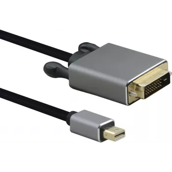 Mini DisplayPort to DVI cable helos 288475 — 1.0 m, black