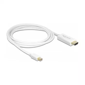 Video cable adapter DeLOCK 83707 Mini DisplayPort to HDMI 2m White