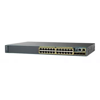 Cisco - Catalyst 2960X-24TS-LL - Switch - Managed - 24 x 10/100/1000 + 4 x Gigabit SFP - Desktop