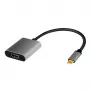 LogiLink CUA0103 USB 3.2 Gen1 Type-C to HDMI-A Cable 0.15m Black Grey