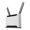 Wireless router MikroTik Chateau PRO ax — dual-band 2.4/5 GHz, 3548 Mbit/s, PoE, 5x LAN, 2 external antennas, grey/white