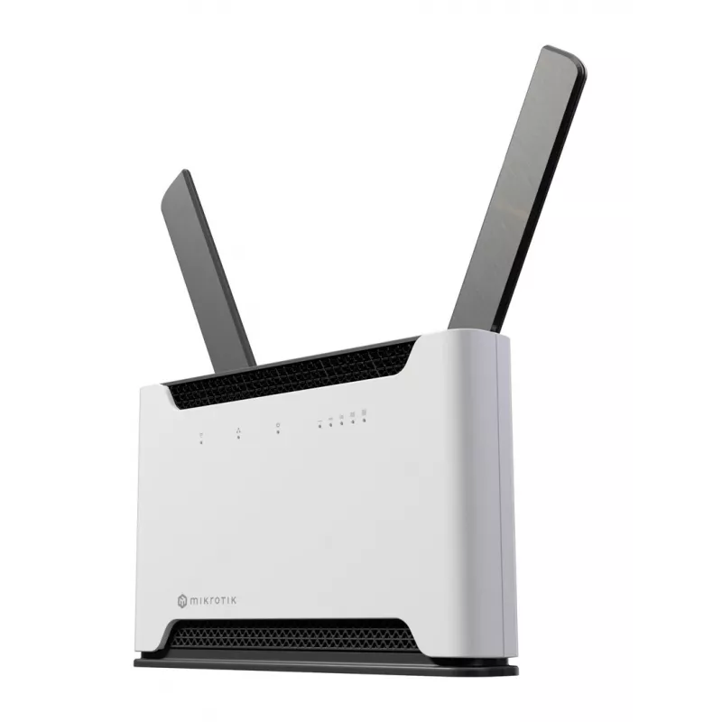 Wireless router MikroTik Chateau PRO ax — dual-band 2.4/5 GHz, 3548 Mbit/s, PoE, 5x LAN, 2 external antennas, grey/white