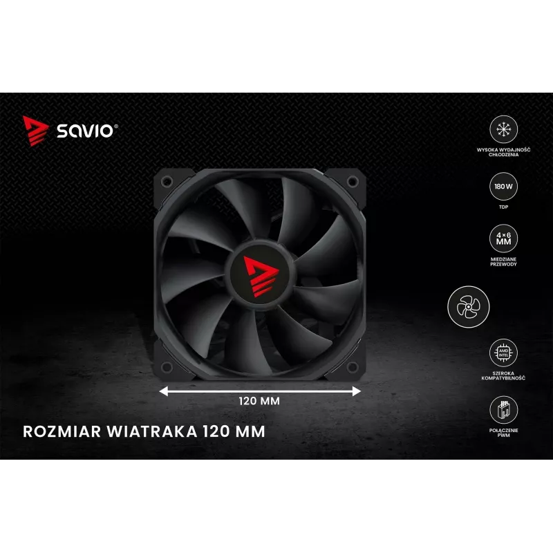 SAVIO VORTEX X2 CPU Cooler