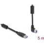 DeLOCK USB Cable Type-A male to Type-B male 90° upwards angled 5 m
