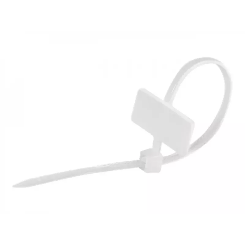 Cable ties with labelling field (transverse) - length 100 mm - width 2.5 mm