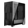 PC Case MODECOM VOLCANO EXPANSE T Midi Tower, tempered glass, USB-C, supports micro ATX, GPU up to 430 mm, CPU cooler up to 180 mm, 3x3.5 inch bays, 2x2.5 inch, black
