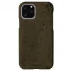 Phone case Krusell Birka for Apple iPhone 11 Pro Max, dark brown leather-style protective cover