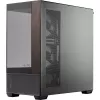 Cooler Master Elite 690 PC-Enclosure, Midi-Tower, ATX, Tempered Glass - 4x ARGB-Fan, Wood, black
