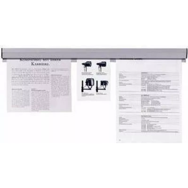 Document holder Plastic Grey Franken PKS31