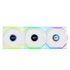 Fan Lian Li UNI FAN SL Wireless LCD 120 12 cm White 3 pcs