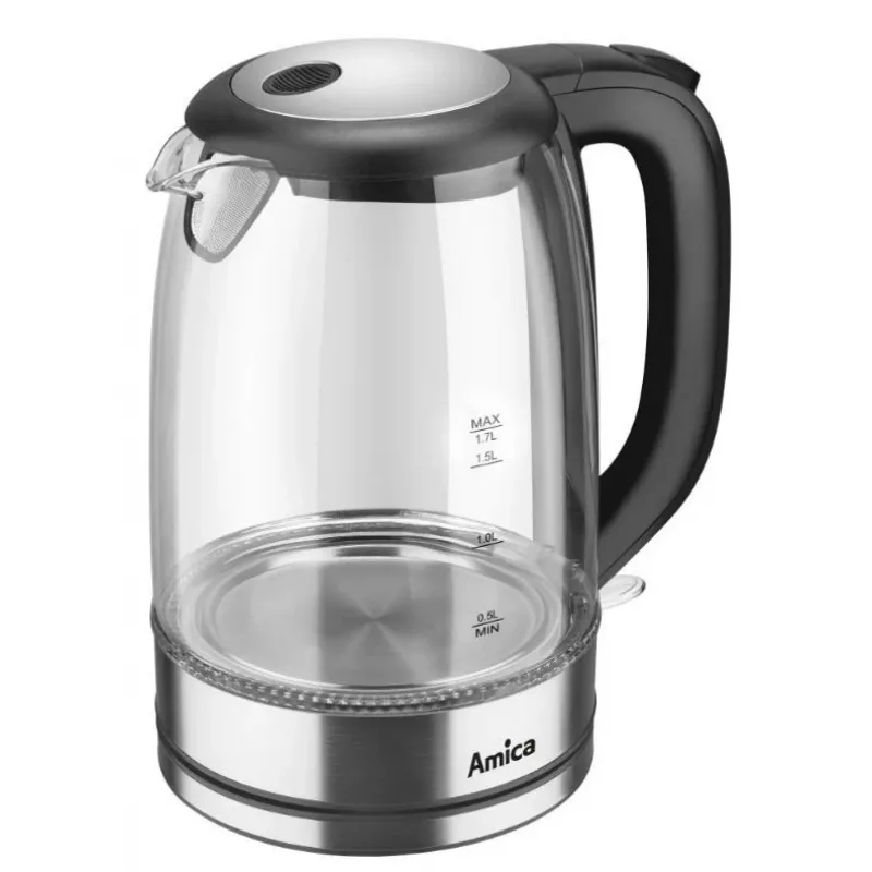 Electric kettle Amica 1.7L 2200W Silver